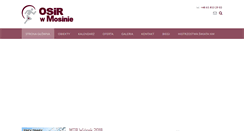 Desktop Screenshot of osirmosina.pl